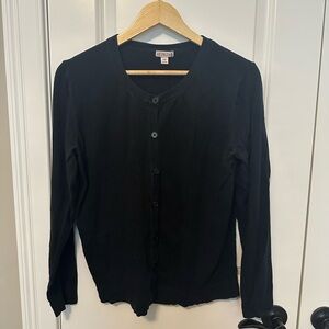Merona Women’s Black Button-Up Cardigan - Large